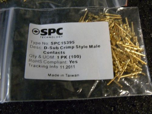 200 SPC 15395 D Sub Crimp Style Male Contacts
