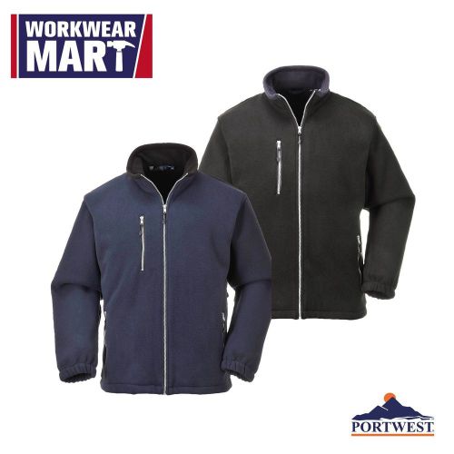 Fleece Jacket, Winter Zip Double Sided Fleece Pockets, Portwest UF401
