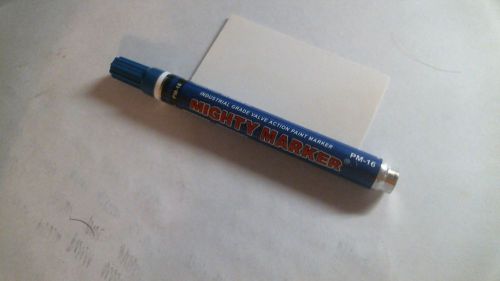 Paint Marker, BLUE   Industrial grade , Made in USA /3 PACK