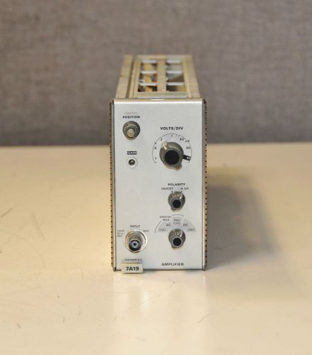 Tektronix tek 7a19 7000 series oscilloscope vertical amplifier plug-in module for sale