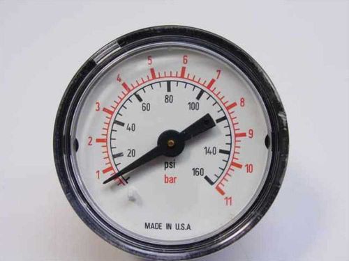 Pressure Gauge 1 1/2&#034; Pressure Gauge 160 PSI / 11 BAR 1.5 Inch