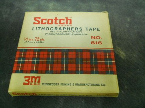 Rare Vintage Scotch Lithographers Tape 616 - 1st. Gen. Paklon Film (New In Box)