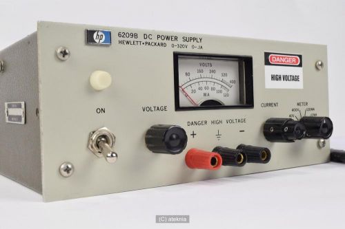 HP Agilent 6209B High Voltage DC Power Supply  0-320 Volts Great for Tube/Valves