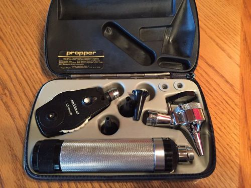 Propper Professional Otoscope &amp; Coaxial Ophthalmoscope Set Made in West Germany