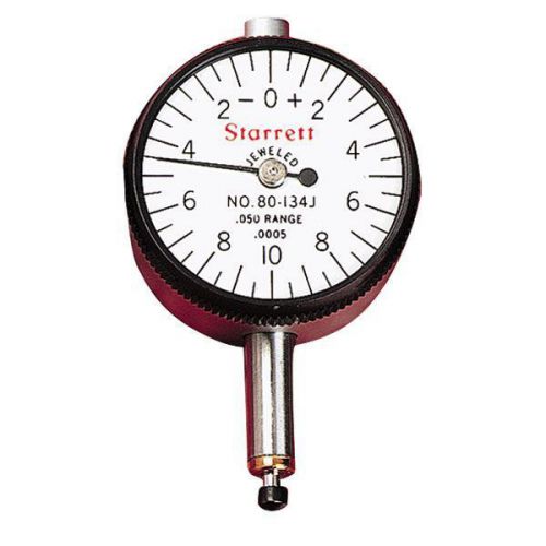 Starrett 80-134j ansi group 0 miniature dial indicator for sale
