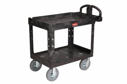 As-is~ rubbermaid 4520-10 bla heavy duty cart 500 lbs. ~no casters or hardware~ for sale