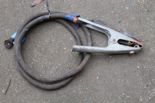 5&#039; 2/0 awg used welding cable ground clamp for sale