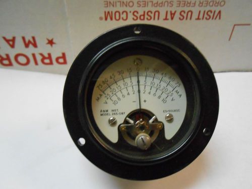265-087 METER SPECIAL SCALE MA-V  ES=50UADC  NEW OLD STOCK