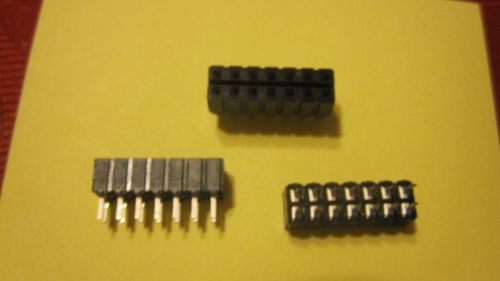1PCS 2x6 pin  Double Row female Straight Header Pitch Socket ip 12pin