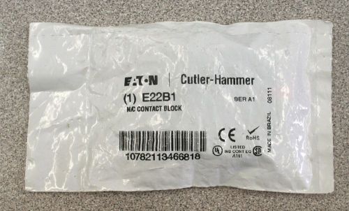 EATON Cutler-Hammer E22B1 - Contact Block SER A1 (N/C Contact Block) NOS New