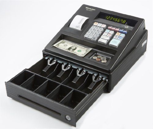 Sharp xea107 entry level cash register with led display for sale