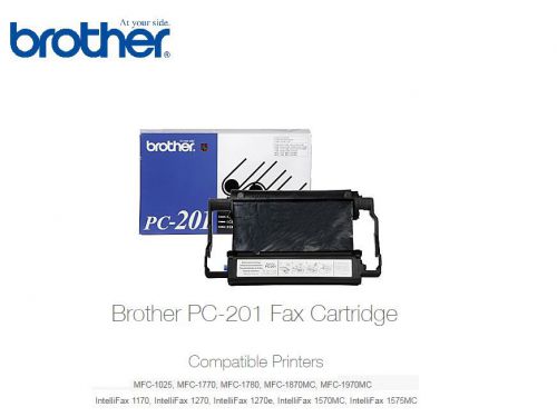 Brother PC-201 Fax Printing Cartridge 135 m (442.9 ft) NEW IN BOX