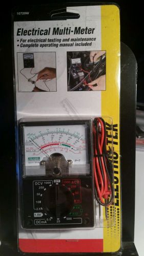 Electro-Tek Electrical multimeter 10729W New