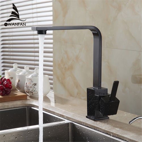 2016 new brass black kitchen mixer tap faucet spout laundry sink swivel tall for sale