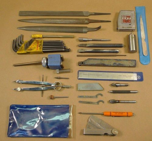 MIXED SET of MACHINIST TOOLS GAGES SCALES RULES &amp; MORE machinist tools *18