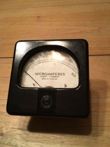 Vintage Microamperes direct current MR35W100DCUA