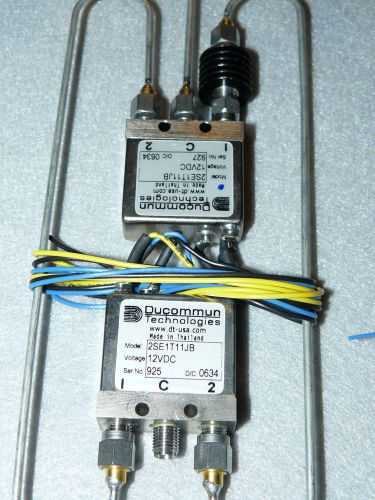 2 sma 26.5 ghz relays, semi-rigid coaxes &amp; 20 db 5 watt attenuator for sale