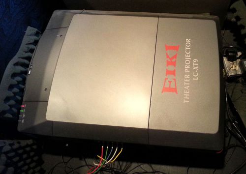Eiki lc-xt 9,000 lumen theater projector 3lcd with long throw lens for sale