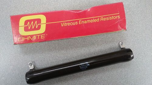 Ohmite vitreous enameled resistor, l100j10k new for sale
