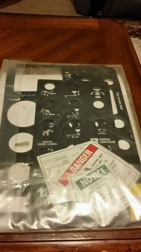 Genie safety decal kit instructional  P/N 38130