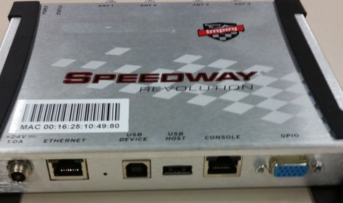Speedway Revolution 4-Port UHF RFID Reader IPJ-REV-420  W/ 2 Symbol Antennas
