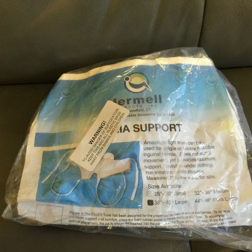 Hermell double hernia support belt/ truss large for sale