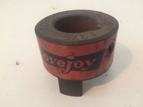 LOVEJOY L-100 1.375 MOTOR SHAFT COUPLING GOOD USED NO KEY