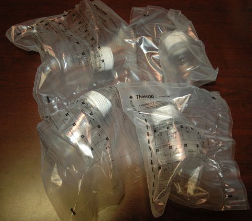 4 nalgene 455-0250 receiver bottle 2500ml, presterilized individually sealed new for sale