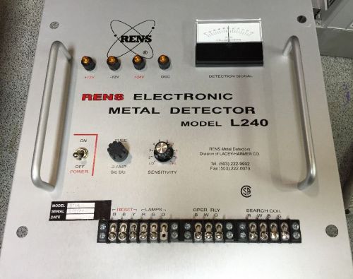 RENS Electronic Metal Detector L240 Control Panel