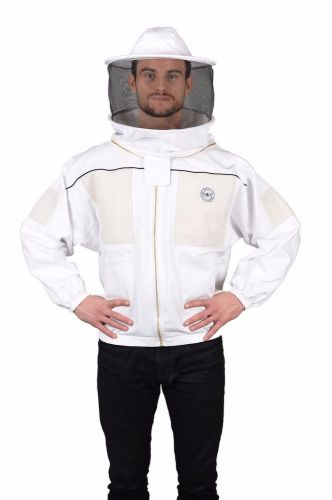 Humble bee 330-xs ventilated beekeeping jacket with round veil (x small) for sale