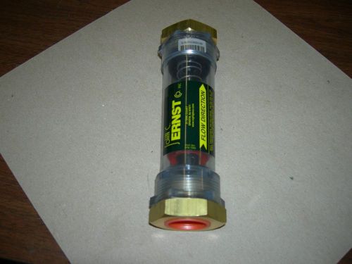 1&#034; npt water flow meter, in-line direct reading, 1-15 gpm, heat / cool / process for sale