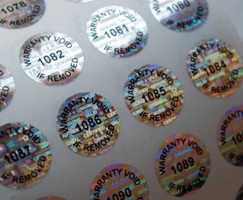 500 round tamperproof warranty void labels stickers for sale
