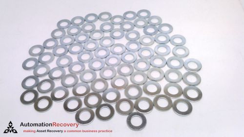 MCMASTER CARR 125A-H-200HV ZP - PACK OF 80 -FLAT WASHER, ZINC PLATED, NE #220857