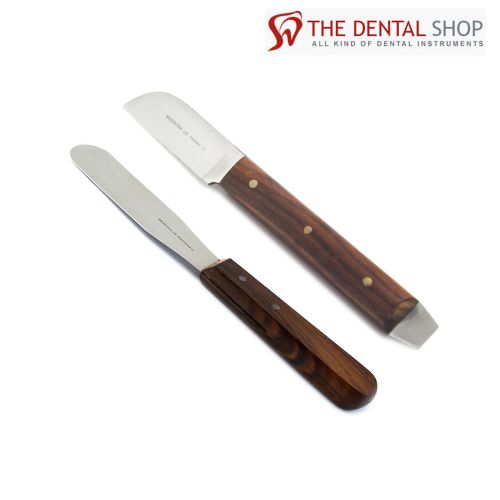 Dental rigit plaster &amp; alginate spatula pin ligature cutter wax modeling knife for sale