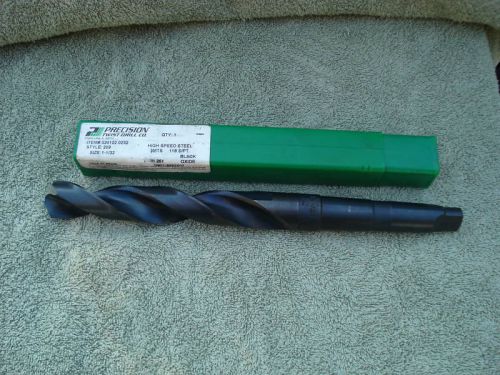 Black oxide high speetwist drill bit 1-1/32&#034; #3mt hss 11.5&#034; oal for sale