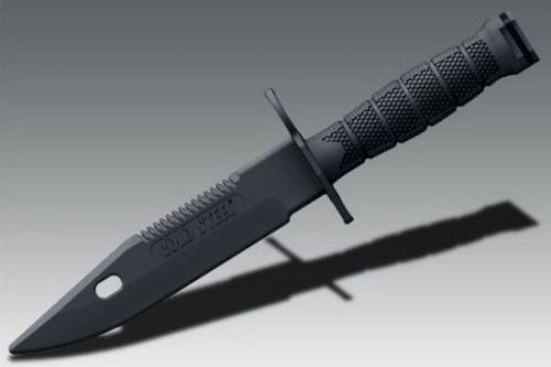 Cold Steel 92RBNTZ Rubber Training Bayonet 7&#034; Blade 5&#034; Handle