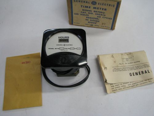 General Electric (GE)  8KT9 Vintage Timer Meter *NEW