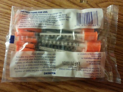 10 Trueplus 1/2 inch 29 Gauge 0.5cc/mL syringes (Buy 2 get 1 free!)