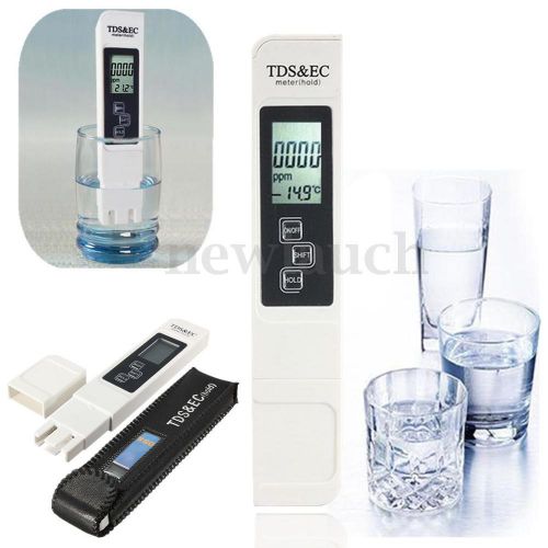 3 in 1 Digital LCD TDS EC PPM Water Quality Meter Tester Filter Purity Pen Stick
