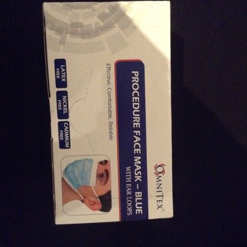 Box of 100 surgical blue masks