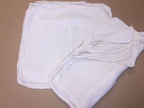 1000pcs industrial shop rags / cleaning towels white color for sale