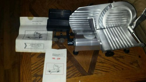 FMA ELECTRIC GRAVITY SLICER #195F FOOD MACHINERY OF AMERICA