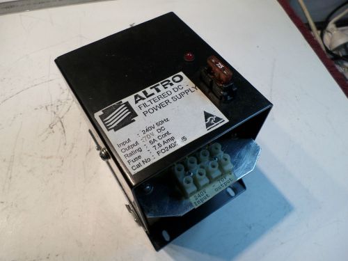 ALTRO FILTERED DC POWER SUPPLY -- 240AC Input -- 70DC Output -- 5amps cont