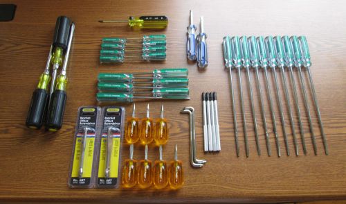 Lot of screwdrivers, 40+ pieces ~new~ for sale