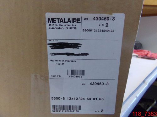 Qty=2 metalaire grille registers  430460-3 5500-6 12 x 12 / 24 s4 01 d5 for sale