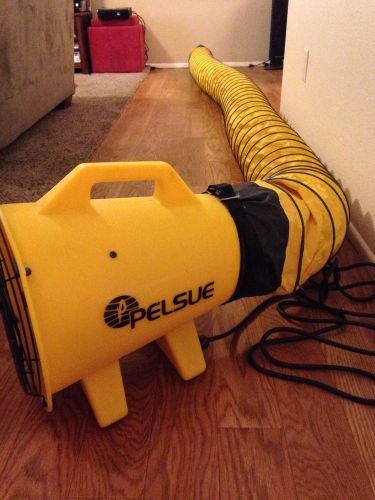 Pelsue manhole ventilation kit 1325p axial blower, new vent hose, guard, shield for sale
