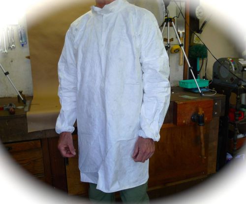PAINTERS TYVEK PROTECTIVE JACKET SMOCK FROCK COVERALL - Size L large *ShV