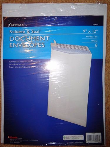 5 9x12 Catalog Envelopes White Ampad 74004 Safeseal Release Seal Privacy Tint