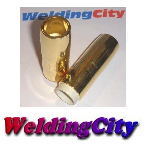 Weldingcity 5-pk gas nozzle 4391 (5/8&#034;) for bernard mig welding gun for sale