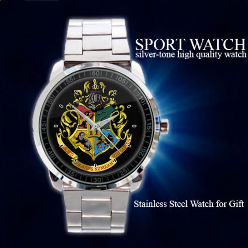 Harry Potter HOGWARTS SCHOOL Uniform Emblem Sport Metal Watch